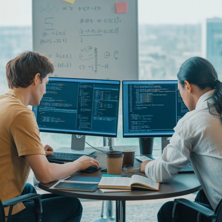 Software engineers programming - IT solutions for industries