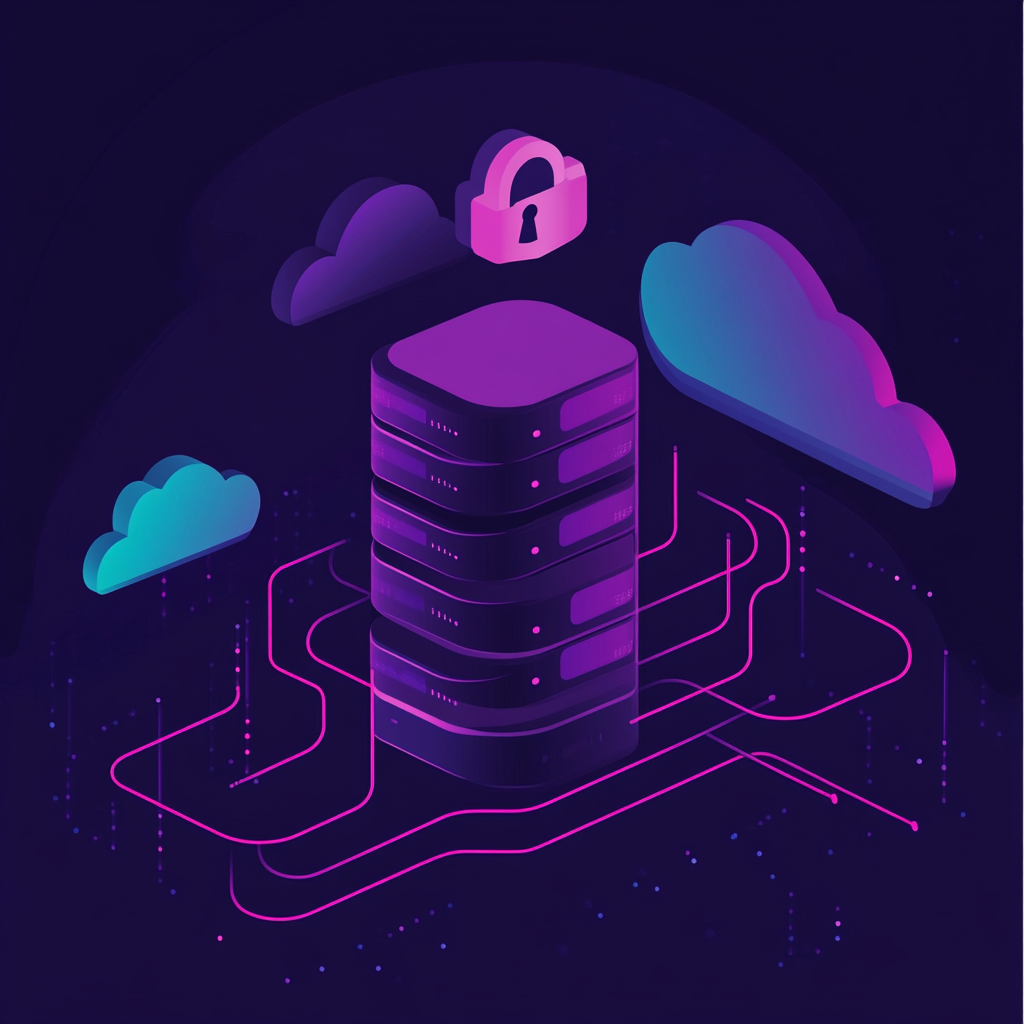 Database management and optimization illustration