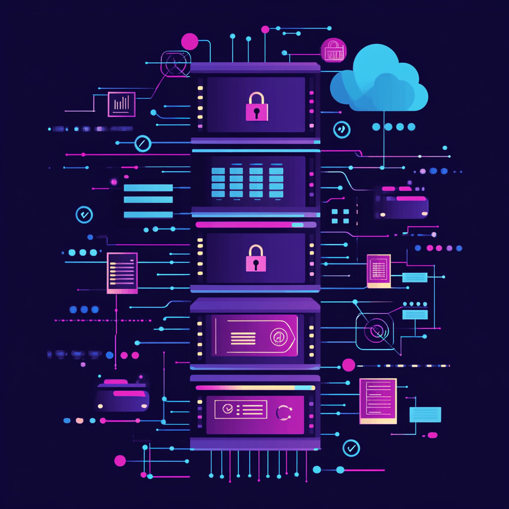 Enterprise database performance and reliability illustration