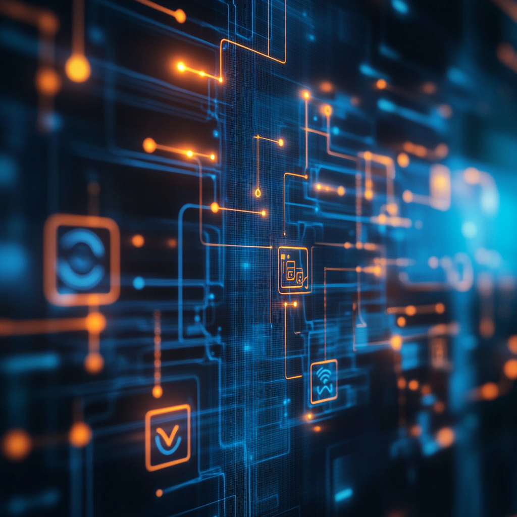 Strategic IT consulting and enterprise transformation strategy illustration